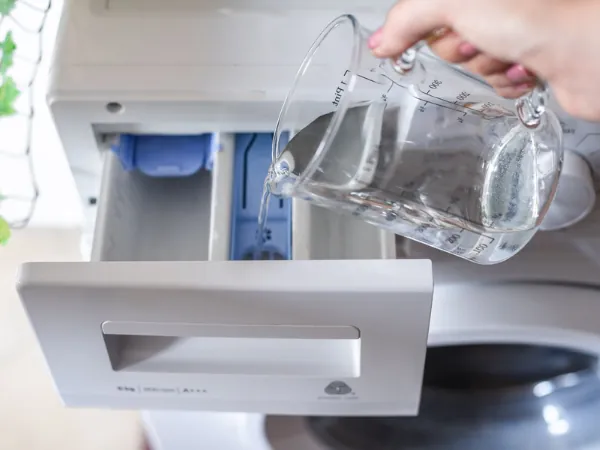 Add White Vinegar to the Rinse Cycle